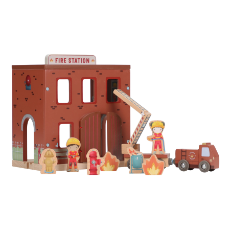 Little Dutch Dřevěná Hasičská stanice