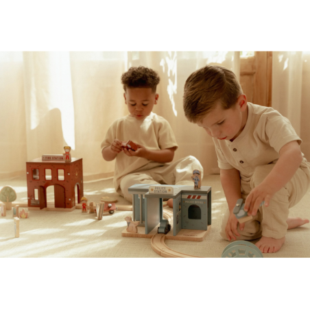 Little Dutch Dřevěná Hasičská stanice