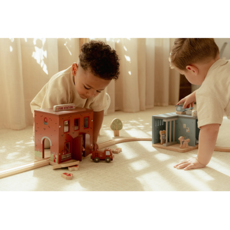 Little Dutch Dřevěná Hasičská stanice