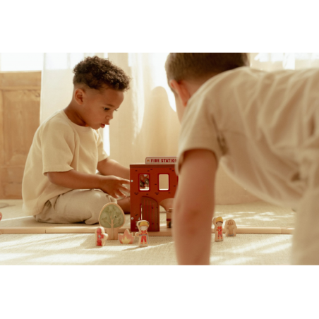 Little Dutch Dřevěná Hasičská stanice
