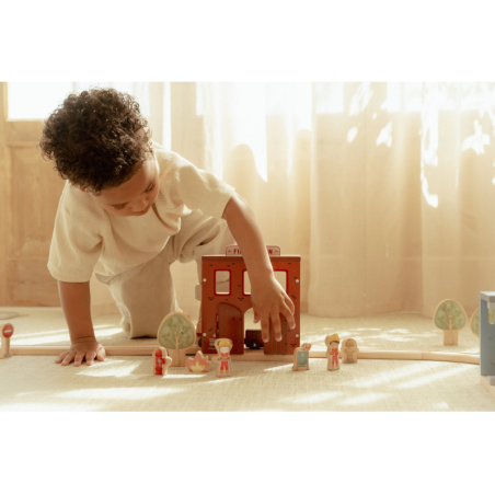 Little Dutch Dřevěná Hasičská stanice