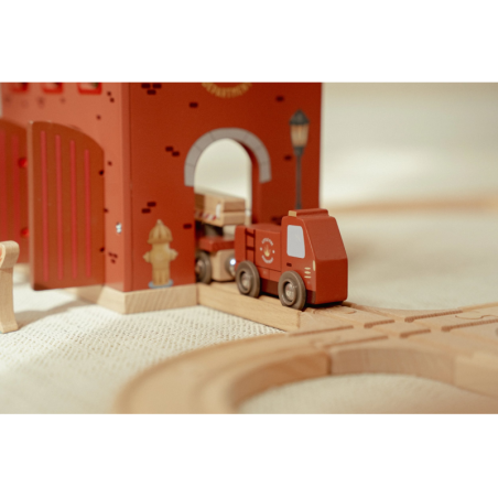 Little Dutch Dřevěná Hasičská stanice