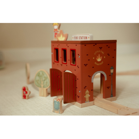 Little Dutch Dřevěná Hasičská stanice