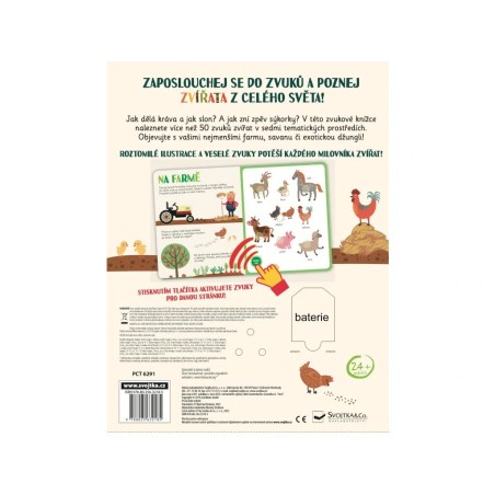 Svojtka Moje zvuková knížka Zvířata