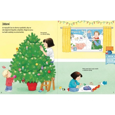 Svojtka Samolepkový sešit Ema a Kuba Vánoce