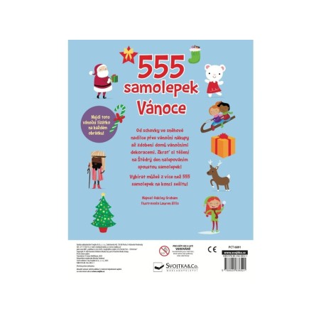 Svojtka 555 samolepek Vánoce