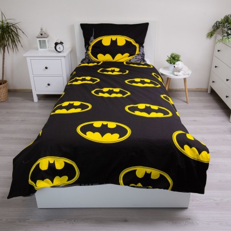 Jerry Fabrics Dětské povlečení Batman The Emblem 140x200, 70x90 cm