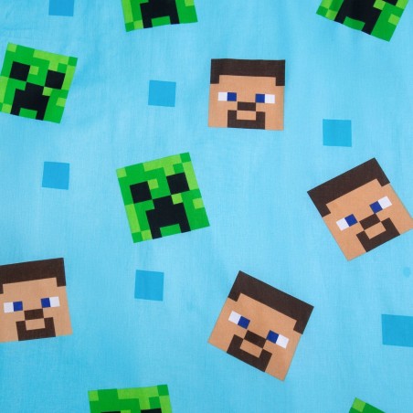 Jerry Fabrics Dětské povlečení Minecraft Jungle Fight svítící efekt 140x200, 70x90 cm