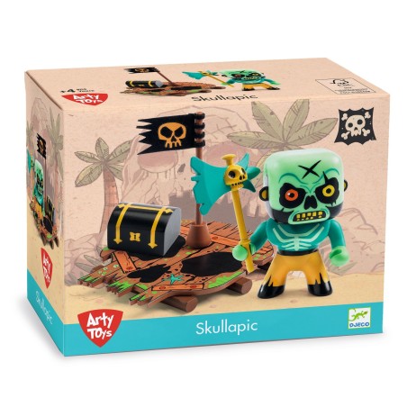 DJECO Arty toys figurka Pirát s pokladem