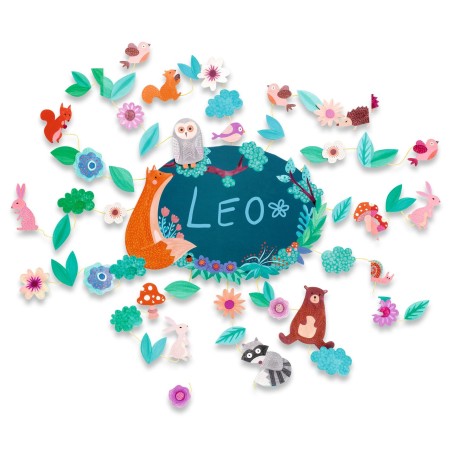 DJECO DIY Tabulka na dveře Les