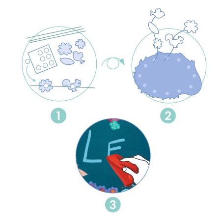 DJECO DIY Tabulka na dveře Les