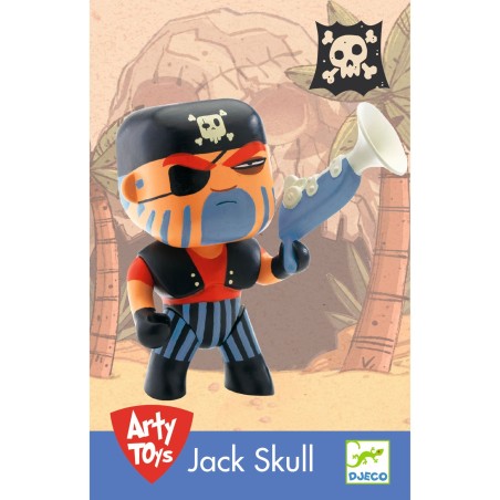 DJECO Arty Toys Figurka rytíř Jack Skull