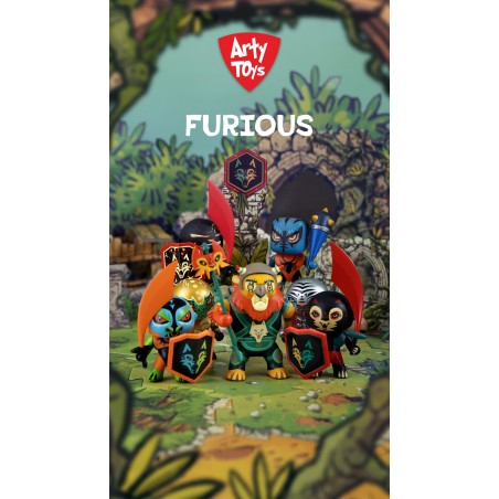 DJECO Arty Toys Figurka rytíř Černý drak