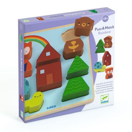 DJECO Puzz & Match Duha