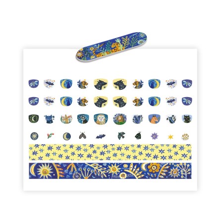 DJECO Samolepky na nehty Měsíční svit