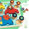 DJECO Vkládací puzzle Puzz & Roll Autíčko