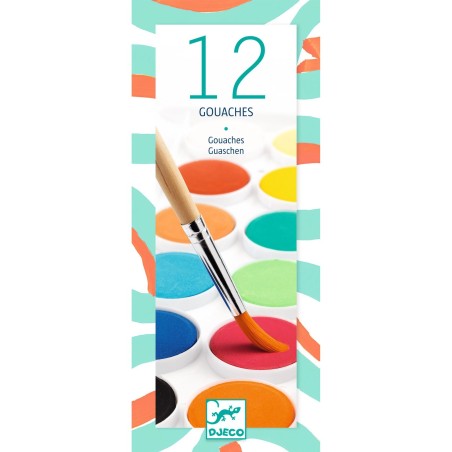 DJECO Vodové barvy klasik