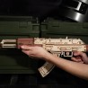 RoboTime 3D dřevěná mechanická skládačka Útočná puška AK-47