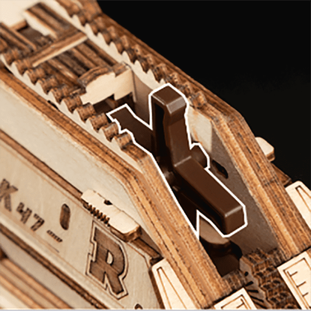 RoboTime 3D dřevěná mechanická skládačka Útočná puška AK-47