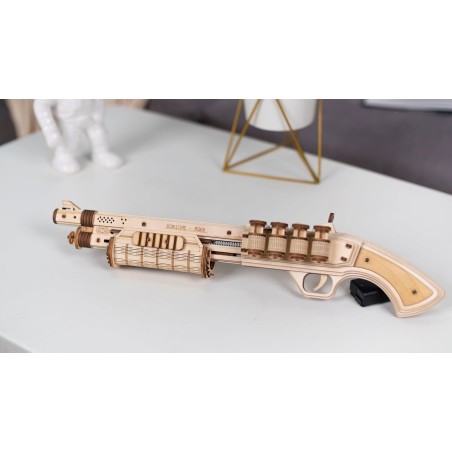 RoboTime 3D dřevěné mechanické puzzle brokovnice Terminátor