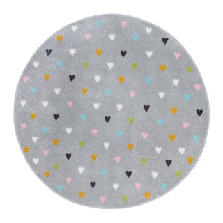 Hanse Home Dětský koberec Adventures 105952 Grey kruh 100 cm