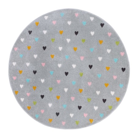 Hanse Home Dětský koberec Adventures 105952 Grey kruh 100 cm