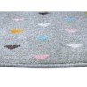 Hanse Home Dětský koberec Adventures 105952 Grey kruh 140 cm