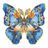 RoboTime Dřevěné puzzle Motýl Morpho Helena