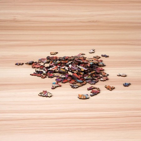 RoboTime Dřevěné puzzle Kočičí král