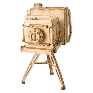 RoboTime 3D dřevěná skládačka Historický fotoaparát