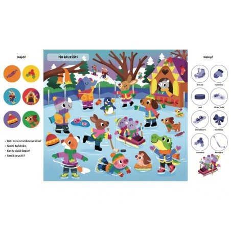 Svojtka 101 věcí k hledání a nalepování Zima