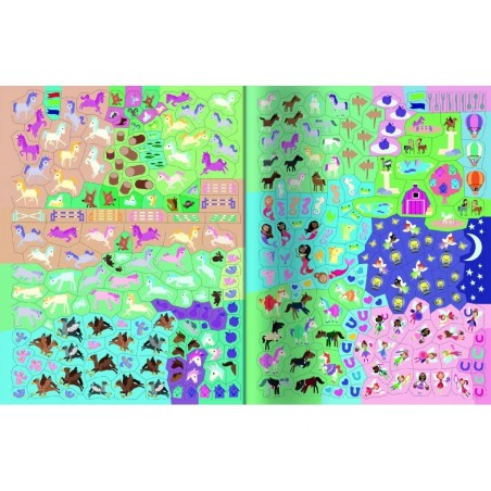 Svojtka 555 samolepek Koně a jednorožci