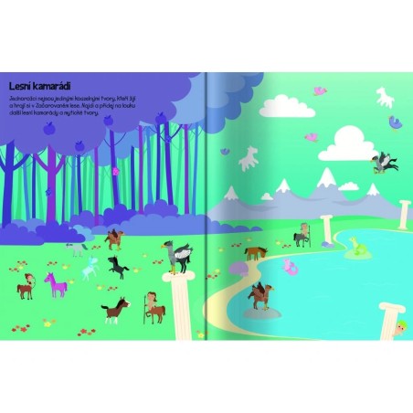 Svojtka 555 samolepek Koně a jednorožci