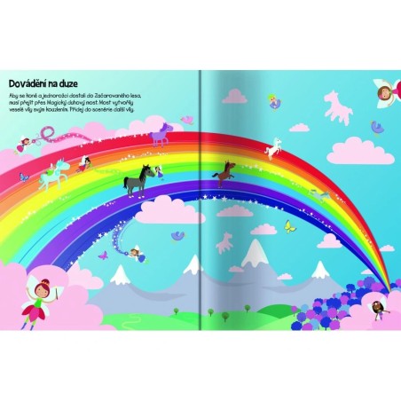 Svojtka 555 samolepek Koně a jednorožci