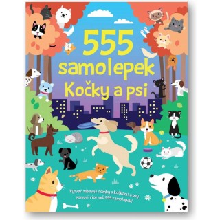 Svojtka 555 samolepek Kočky a psi