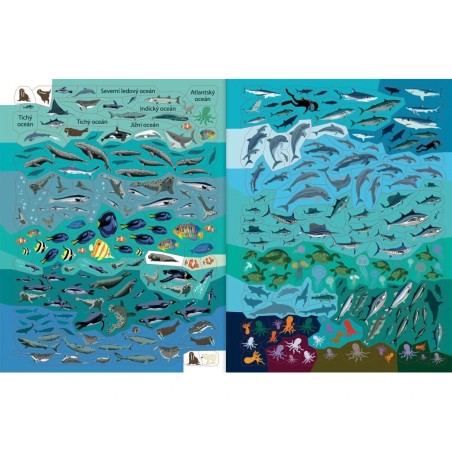 Svojtka 555 samolepek Pod mořem