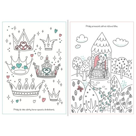 Svojtka Omalovánky Kouzelné království 1400 diamantů