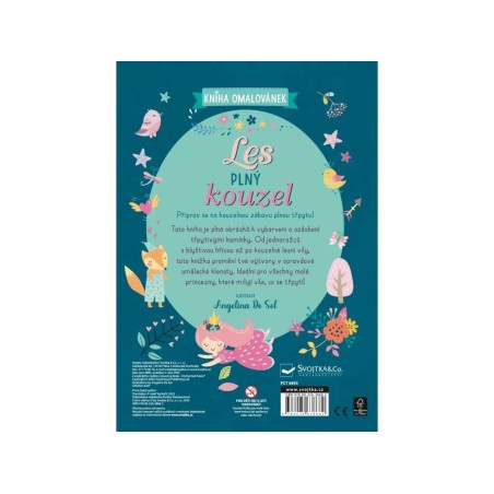 Svojtka Omalovánky Les plný kouzel 1400 diamantů