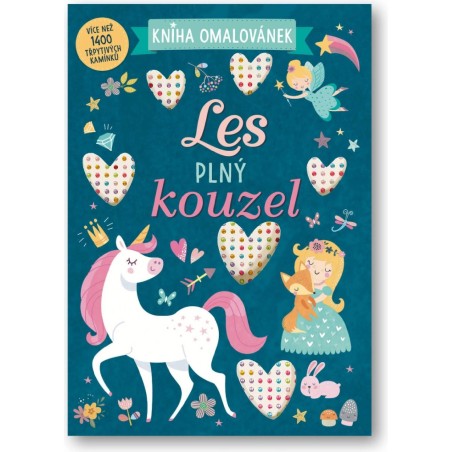 Svojtka Omalovánky Les plný kouzel 1400 diamantů