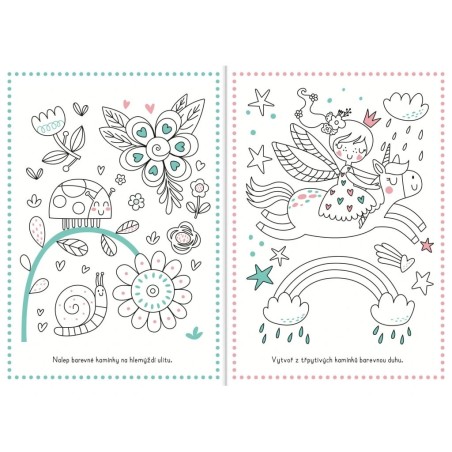 Svojtka Omalovánky Les plný kouzel 1400 diamantů