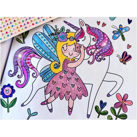 Svojtka Omalovánky Les plný kouzel 1400 diamantů