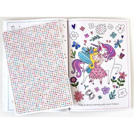 Svojtka Omalovánky Les plný kouzel 1400 diamantů