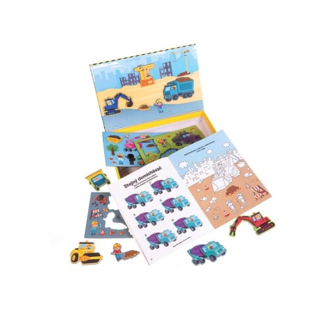 Svojtka Box s magnety Náklaďáky a bagry