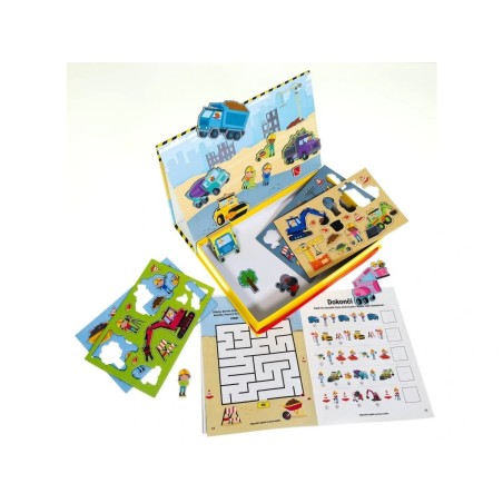 Svojtka Box s magnety Náklaďáky a bagry