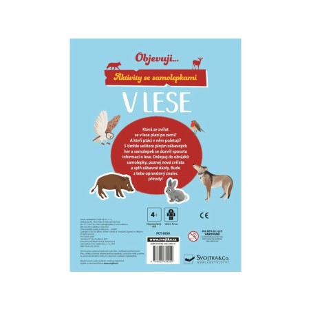Svojtka Aktivity se samolepkami Objevuji...V lese