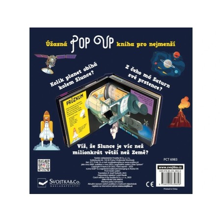 Svojtka Interaktivní kniha Sluneční soustava 10x POP UP