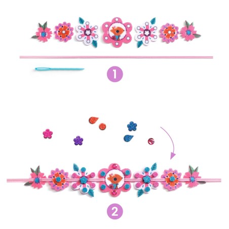 DJECO DIY Kreativní sada Výroba náramků přátelství