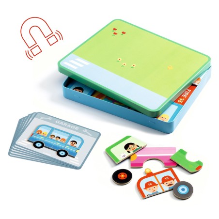 DJECO Inzebox Vehicles Magnetická Auta