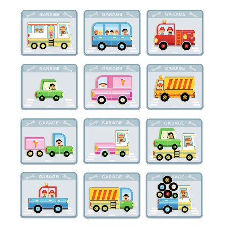 DJECO Inzebox Vehicles Magnetická Auta