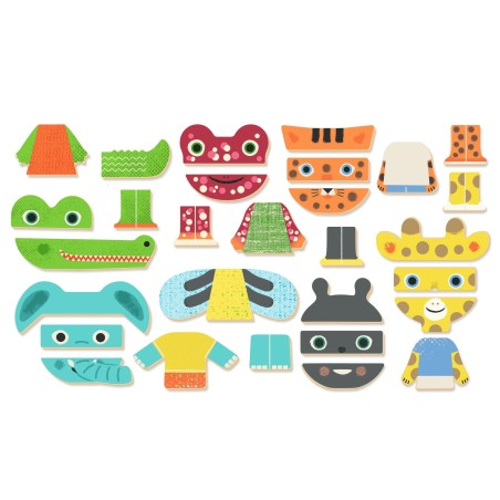 DJECO Inzebox Mix Zvířátek Magnetická hra